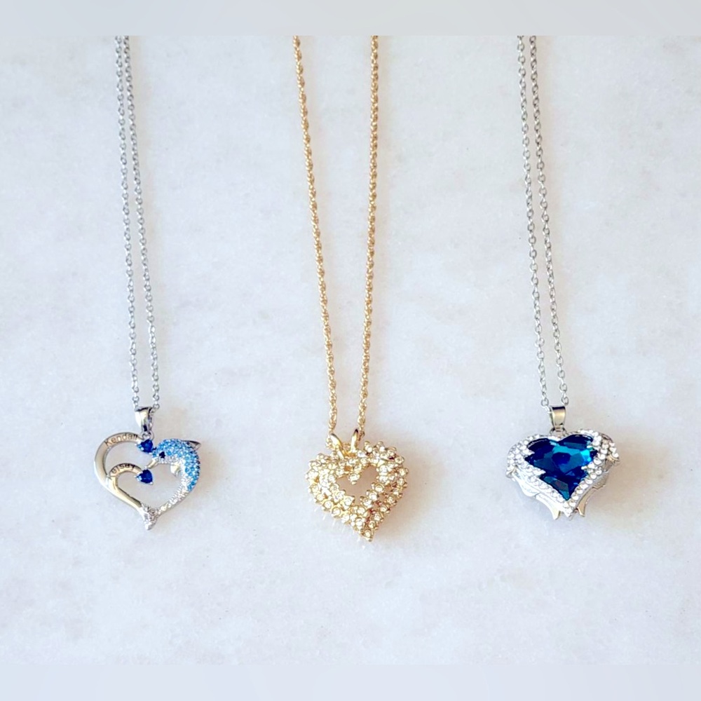 Heart Shaped Pendant Necklace GRAB Bag!!!